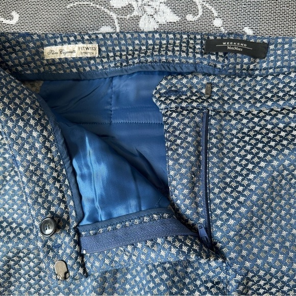 MaxMara Weekend Onore Print Slim Cigarette Fit Trousers - Picture 6 of 13